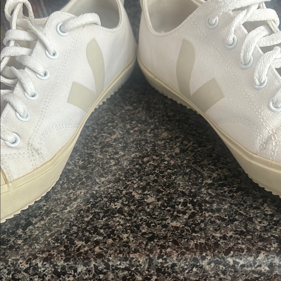 White Canvas Sneakers - Picture 3 of 6
